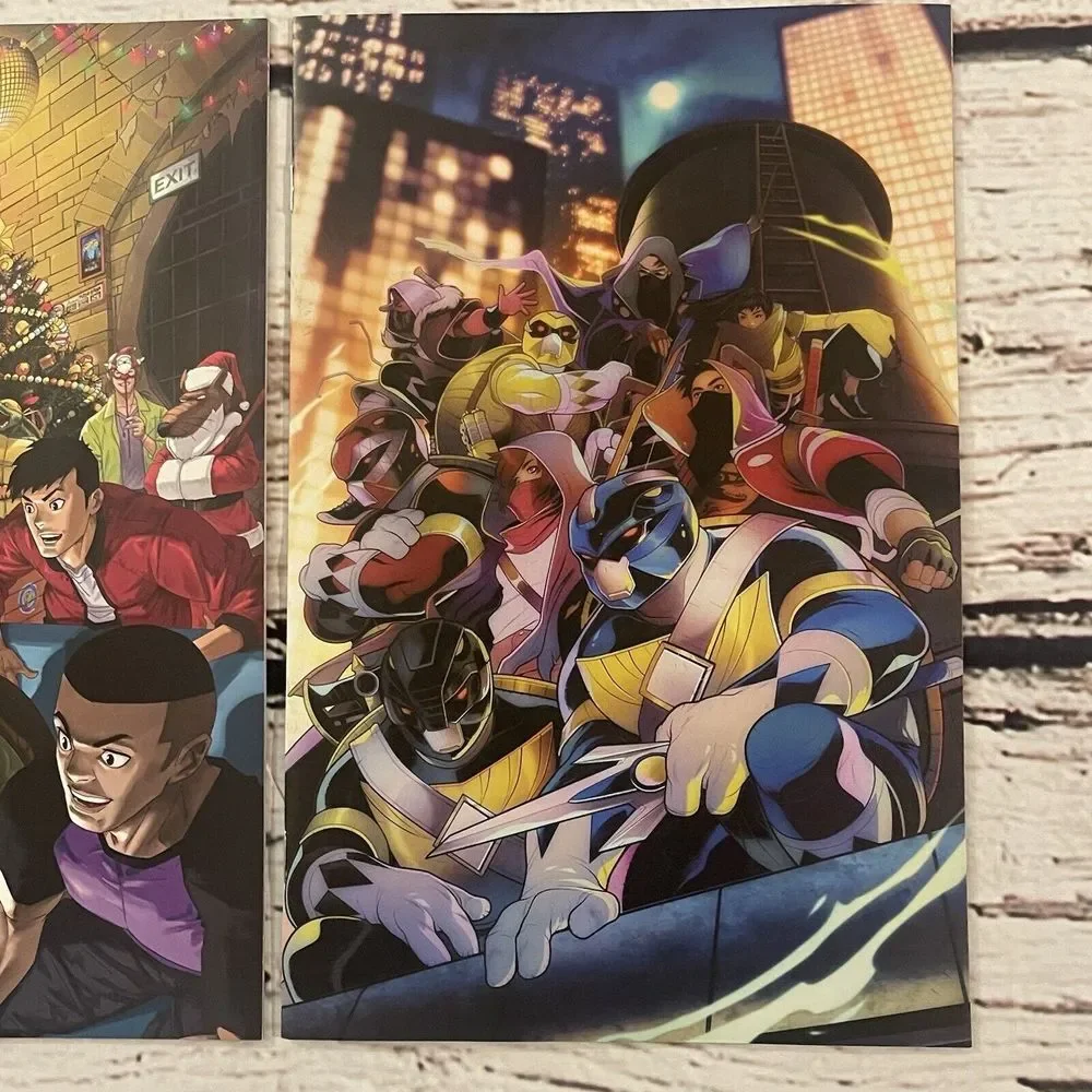 Mighty Morphin Power Rangers Teenage Mutant Ninja Turtles Variants Lot of‎ 3